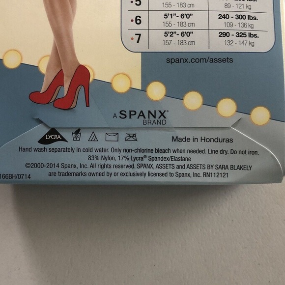 ASSETS by SPANX Women's High Waist Mid thigh Shaper Nude Size 4 165-220 LBS - Picture 11 of 11